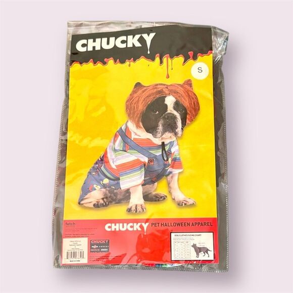 FETCH Chucky Small Dog Halloween Costume *NEW* - Picture 1 of 5